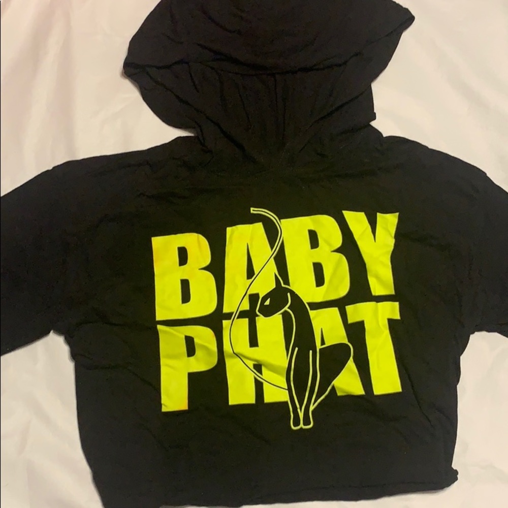 “Baby Phat” Hooded crop top